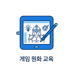 게임 원화 교육 아이콘