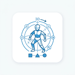 3D 모델링 교육 아이콘